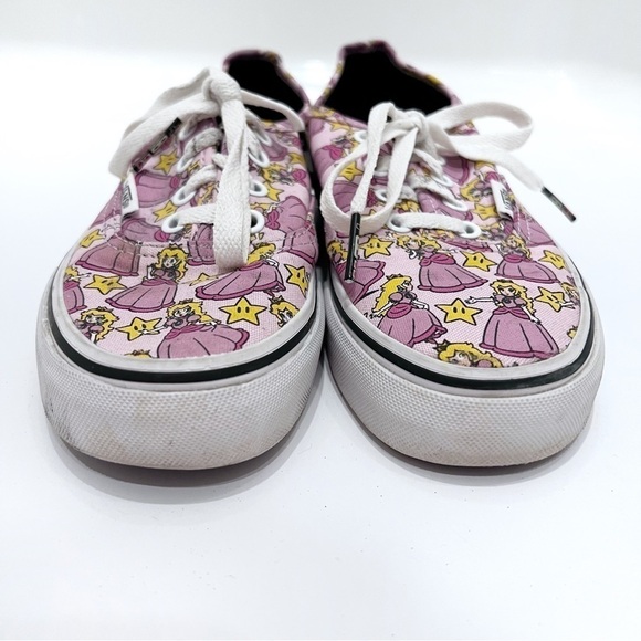 VANS x Nintendo Authentic Princess Peach Sneakers Women Size 5 - Picture 3 of 12